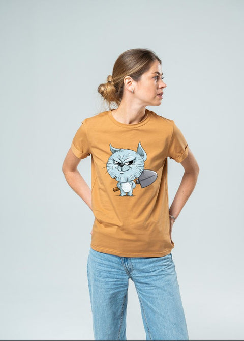 Жіноча футболка "Кіт Едді"