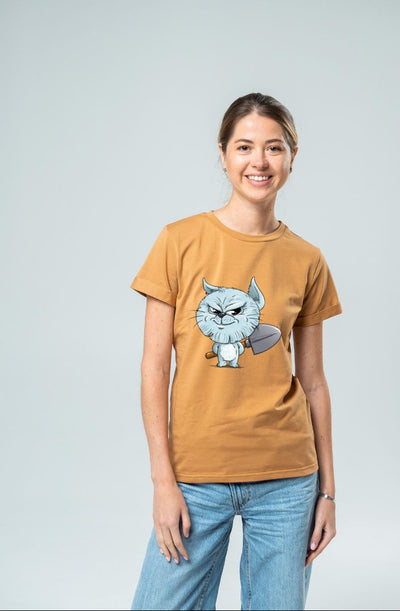 Жіноча футболка "Кіт Едді"