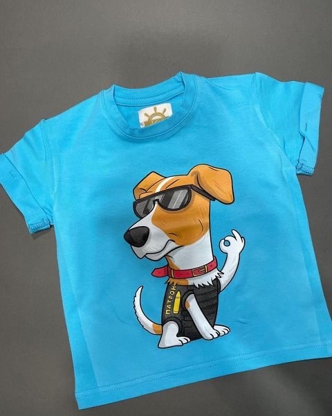 Дитяча футболка "Пес Патрон", кольори в асортименті