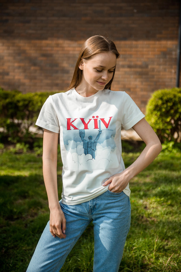 Жіноча футболка "Kyiv. City with balls"