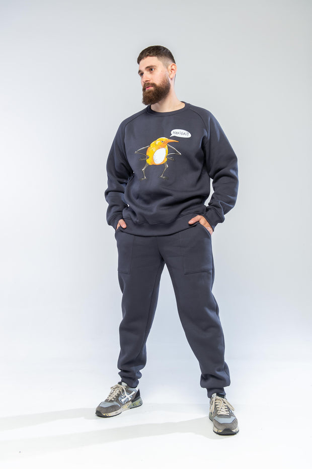 Чоловічий  світшот "Пташка Нахіба"