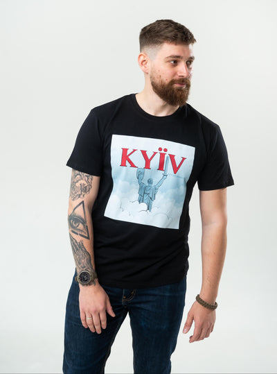 Чоловіча футболка "Kyiv. City with balls"