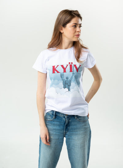 Жіноча футболка "Kyiv. City with balls"