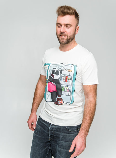 Чоловіча футболка "Панда Мо. Нічний дожор"