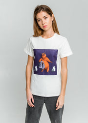 Жіноча футболка "Ведмідь Тоні і пінгвіни Ларрі і Матвій. Кримінальне чтиво"